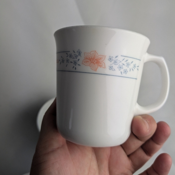 BUNDLE Of 5 Corelle Dinning Apricot Grove Coffee Mug CORNINGWARE USA Vintage 90 - Picture 8 of 8